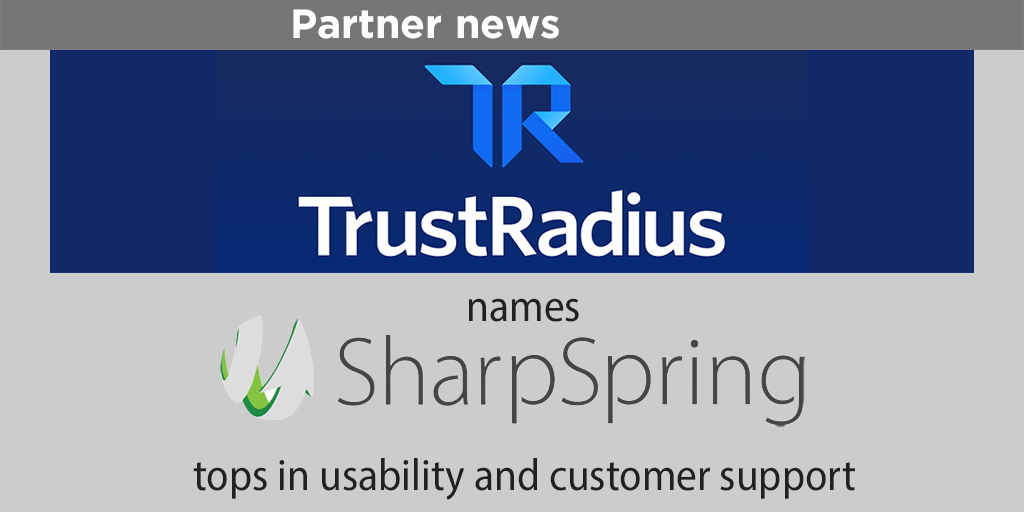 SharpSpring Usability, Customer Service tops in new TrustRadius ranking