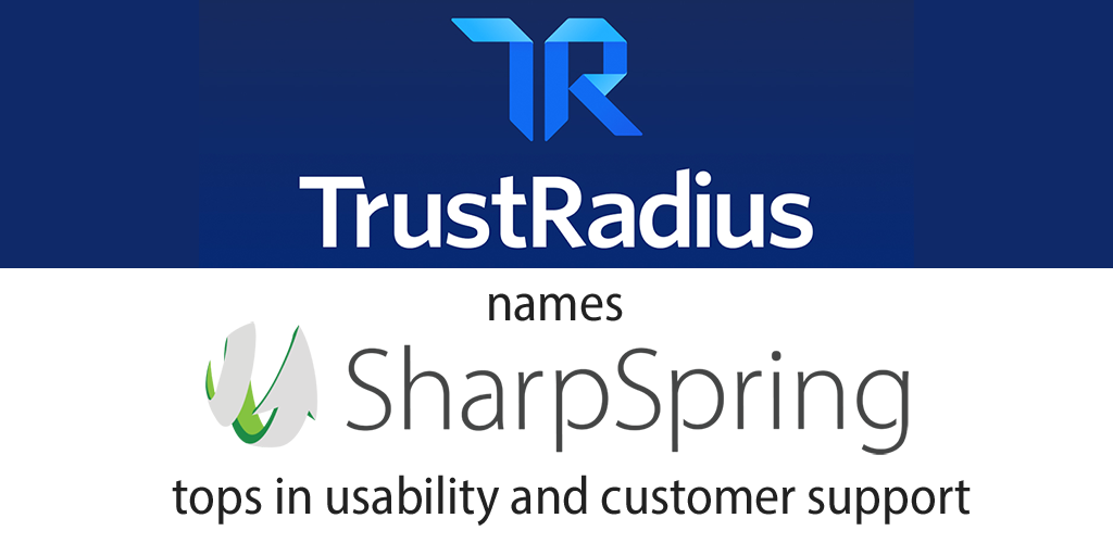SharpSpring rating is tops in usability and customer support