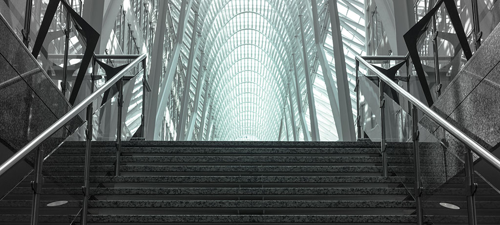 CRM Success Steps [photo of staircase]